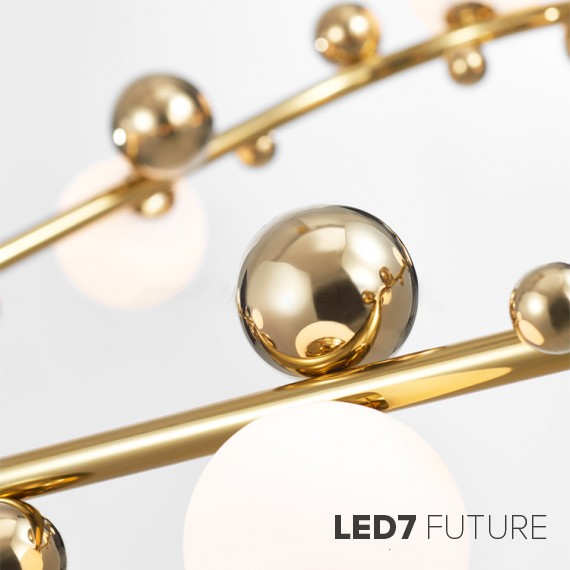Loft Industry Modern - Gold Bubbles Neoform